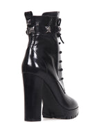 Women's Lace-Up Leather Boots | Derimod Women's Lace-Up Leather Boots | Derimod
