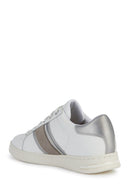 Geox Kadın Beyaz Jaysen Bağcıklı Deri Sneaker | Derimod Geox Kadın Beyaz Jaysen Bağcıklı Deri Sneaker | Derimod