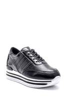 Kadın Yılan Derisi Detaylı Sneaker | Derimod Kadın Yılan Derisi Detaylı Sneaker | Derimod