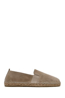 Erkek Bej Süet Deri Espadril | Derimod Erkek Bej Süet Deri Espadril | Derimod
