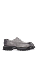 Erkek Gri Bağcıklı Süet Deri Casual Ayakkabı | Derimod Erkek Gri Bağcıklı Süet Deri Casual Ayakkabı | Derimod