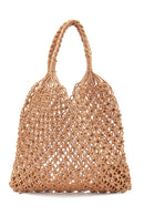 Women's Knitted Shoulder Bag | Derimod Women's Knitted Shoulder Bag | Derimod