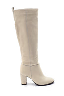 Women's Leather Heeled Boots | Derimod Women's Leather Heeled Boots | Derimod