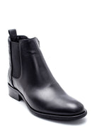 Women's Leather Quilted Detailed Chelsea Boots | Derimod Women's Leather Quilted Detailed Chelsea Boots | Derimod