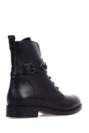 Women's Tape Detailed Leather Boots | Derimod Women's Tape Detailed Leather Boots | Derimod