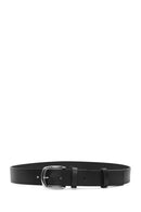 Men's Black Leather Belt | Derimod Men's Black Leather Belt | Derimod