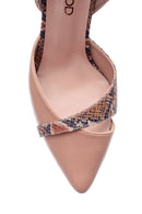 Kadın Kroko Detaylı Topuklu Ayakkabı | Derimod Kadın Kroko Detaylı Topuklu Ayakkabı | Derimod