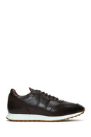 Erkek Kahverengi Deri Sneaker | Derimod Erkek Kahverengi Deri Sneaker | Derimod