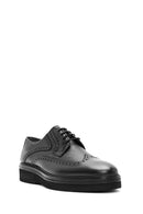 Erkek Siyah Bağcıklı Deri Casual Ayakkabı | Derimod Erkek Siyah Bağcıklı Deri Casual Ayakkabı | Derimod