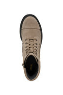 Geox Kadın Vizon D Spherıca Ec15 Fermuarlı Topuklu Deri Bot | Derimod Geox Kadın Vizon D Spherıca Ec15 Fermuarlı Topuklu Deri Bot | Derimod