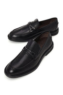 Erkek Siyah Tokalı Deri Klasik Loafer | Derimod Erkek Siyah Tokalı Deri Klasik Loafer | Derimod