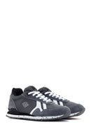 Harley Davidson Men's Chevelle Gray Suede Detailed Sneaker | Derimod Harley Davidson Men's Chevelle Gray Suede Detailed Sneaker | Derimod