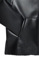 Gardena Women's Black Double-Sided Teddy Coat | Derimod Gardena Women's Black Double-Sided Teddy Coat | Derimod