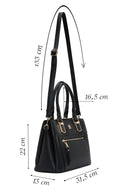 Women's Black Long Strap Classic Handbag | Derimod Women's Black Long Strap Classic Handbag | Derimod