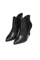 Geox Kadın Siyah Faviola Fermuarlı Topuklu Deri Bot | Derimod Geox Kadın Siyah Faviola Fermuarlı Topuklu Deri Bot | Derimod