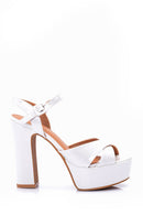 Kadın Platform Topuklu Ayakkabı | Derimod Kadın Platform Topuklu Ayakkabı | Derimod