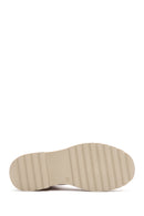 Women's Beige Thick Soled Chelsea Boots | Derimod Women's Beige Thick Soled Chelsea Boots | Derimod