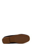 Woman Brown Suede Leather Ballet Flat | Derimod Woman Brown Suede Leather Ballet Flat | Derimod