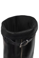 Woman Black Zip Closure Chunky-Heel Boot | Derimod Woman Black Zip Closure Chunky-Heel Boot | Derimod