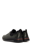 Erkek Yeşil Bağcıklı Deri Sneaker | Derimod Erkek Yeşil Bağcıklı Deri Sneaker | Derimod