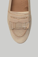 Sarı Kadın Deri Loafer | Derimod Sarı Kadın Deri Loafer | Derimod