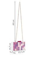 Women's Purple Long Strap Mini Clutch Bag | Derimod Women's Purple Long Strap Mini Clutch Bag | Derimod