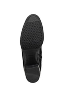 Geox Kadın Siyah New Asheel Fermuarlı Kalın Topuklu Deri Bot | Derimod Geox Kadın Siyah New Asheel Fermuarlı Kalın Topuklu Deri Bot | Derimod