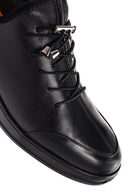 Erkek Siyah Bağcıklı Deri Comfort Ayakkabı | Derimod Erkek Siyah Bağcıklı Deri Comfort Ayakkabı | Derimod