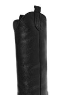 Kadın Siyah Kalın Topuklu Deri Kovboy Çizme | Derimod Kadın Siyah Kalın Topuklu Deri Kovboy Çizme | Derimod