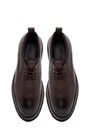 Male Brown Lace-up Leather Casual Shoes | Derimod Male Brown Lace-up Leather Casual Shoes | Derimod