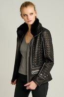 Anabella Kadın Deri Ceket | Derimod Anabella Kadın Deri Ceket | Derimod