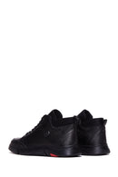 Men's Black Leather Casual Zipper Boots | Derimod Men's Black Leather Casual Zipper Boots | Derimod