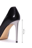 Women's Black Leather Stiletto | Derimod Women's Black Leather Stiletto | Derimod