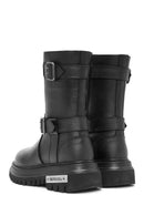 Harley Davidson Kadın Siyah Sahara Fermuarlı Deri Bot | Derimod Harley Davidson Kadın Siyah Sahara Fermuarlı Deri Bot | Derimod