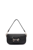 Kadın Siyah Uzun Zincir Askılı Omuz Çantası | Derimod Kadın Siyah Uzun Zincir Askılı Omuz Çantası | Derimod