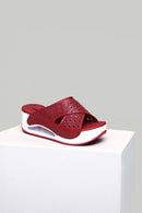 Wedge Heeled Women's Slippers | Derimod Wedge Heeled Women's Slippers | Derimod