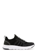 Derimod Zero Men's Black Lace-Up Thick Soled Fabric Sneaker | Derimod Derimod Zero Men's Black Lace-Up Thick Soled Fabric Sneaker | Derimod