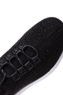 Kadın Siyah Taşlı Sneaker | Derimod Kadın Siyah Taşlı Sneaker | Derimod