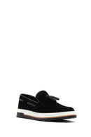 Erkek Siyah Süet Deri Casual Loafer | Derimod Erkek Siyah Süet Deri Casual Loafer | Derimod