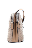 Women's Knitted Detailed Crossbody Bag | Derimod Women's Knitted Detailed Crossbody Bag | Derimod