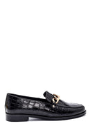 Women's Leather Chain Detailed Loafer | Derimod Women's Leather Chain Detailed Loafer | Derimod