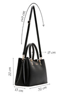 Women's Black Long Strap Classic Handbag | Derimod Women's Black Long Strap Classic Handbag | Derimod