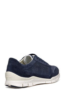 Geox Kadın Lacivert Sukie Bağcıklı Süet Deri Sneaker | Derimod Geox Kadın Lacivert Sukie Bağcıklı Süet Deri Sneaker | Derimod