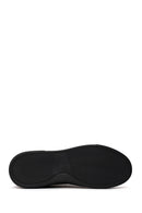 Male Black Lace-up Leather Sneaker | Derimod Male Black Lace-up Leather Sneaker | Derimod