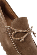 Erkek Vizon Süet Deri Casual Loafer | Derimod Erkek Vizon Süet Deri Casual Loafer | Derimod