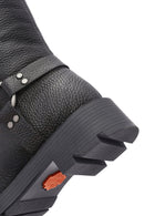 Harley Davidson Kadın Siyah Myerson Deri Çizme | Derimod Harley Davidson Kadın Siyah Myerson Deri Çizme | Derimod