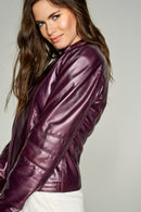 Malibuna Kadın Deri Ceket | Derimod Malibuna Kadın Deri Ceket | Derimod