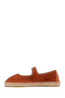 Women's Orange Strappy Suede Espadrilles | Derimod Women's Orange Strappy Suede Espadrilles | Derimod