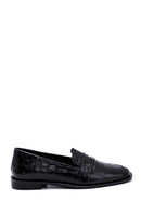 Kadın Deri Kroko Detaylı Loafer | Derimod Kadın Deri Kroko Detaylı Loafer | Derimod