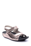 Women's Gold Comfort Sandals | Derimod Women's Gold Comfort Sandals | Derimod